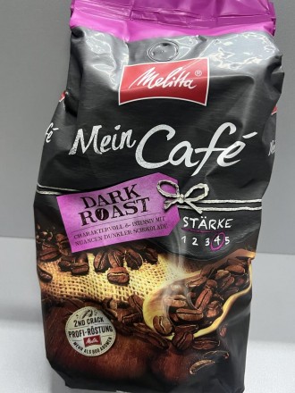
Melitta Mein Café DARK Roast Кофе в зернах, 1 кг
Испытайте яркий и насыщенный в. . фото 4