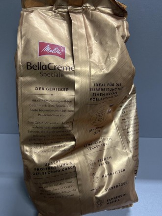 
Melitta Bella Crema Speciale Кофе в зернах, 1 кг
Купаж кофе состоит из отборных. . фото 2