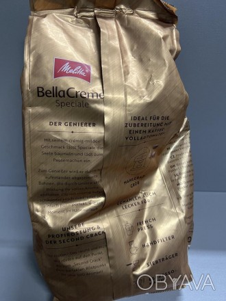
Melitta Bella Crema Speciale Кофе в зернах, 1 кг
Купаж кофе состоит из отборных. . фото 1
