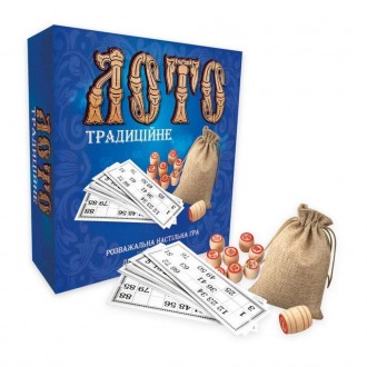 Детская игра Лото "Традиционное" Strateg с деревянными бочонками, от 6 лет, коли. Киев. фото 1 Детская игра Лото "Традиционное" Strateg с деревянными бочонками, от 6 лет, коли. Киев. фото 1
