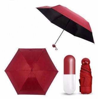 Капсульный зонтик - это новая, очень оригинальная вещь, которая занимает мало ме. . фото 4