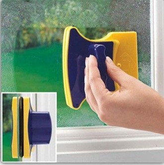 Магнітна щітка для миття вікон і скляних дверей із двох сторін Winclean
 
Опис:
. . фото 4