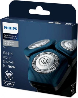 Бритвенные головки Philips SH71/50 Сменные головки Philips SH71/50 совместимы со. . фото 3