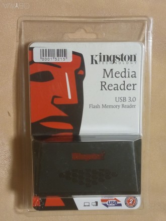 USB 3.0 Card Reader Kingston FCR-HS3. Новый, в оригинальной упаковке. . фото 2