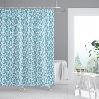 Высококачественные шторы для душевой и ванной комнаты ZERIX выполнены из 100% вл. . фото 2