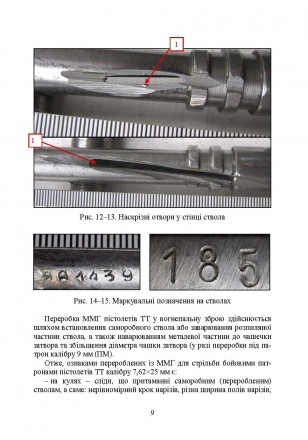 У посібнику розглянуто особливості переробки з ММГ пістолетів «ТТ» к. . фото 9