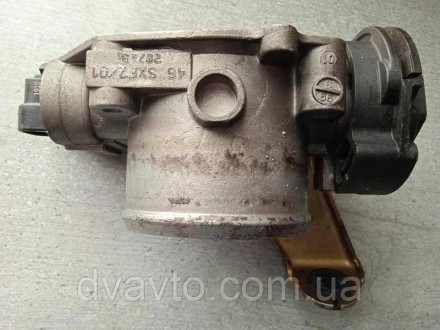 Дроссельная заслонка Fiat Doblo 1.6 газ/бензин (2000-2005) 71737116, 46SXF201. Н. . фото 5