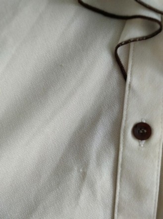 Женская блузка, Сирия.
Цвет - кремовый, по ткани идут мелкие зацепки.
ПОГ 46 с. . фото 6