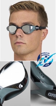Идеальные очки для триатлонистов с трехмерной прокладкой для наилучшего прилеган. . фото 5