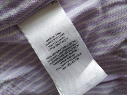 Унисекс рубашка в полоску, р. С, Ralph Lauren .
Цвет - белый, сиреневый.
ПОГ 4. . фото 8