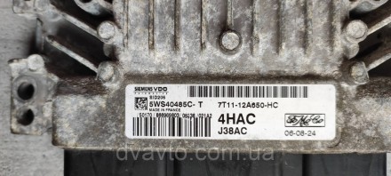 Електронний блок управління (ЕБУ) Ford Connect 7T1112A650HC, SID206, 5WS40485CT. . фото 4