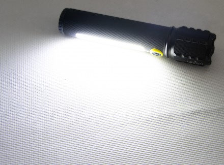 Фонарик ручной, характеристики:
	Тип фонаря: ручной;
	Тип ламп: LED P50 + COB (л. . фото 8