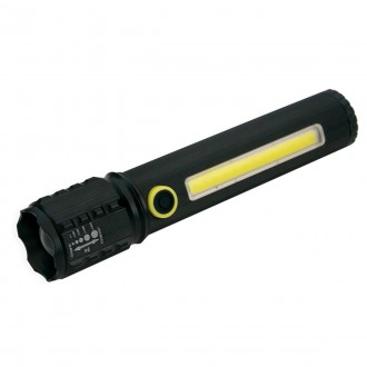 Фонарик ручной, характеристики:
	Тип фонаря: ручной;
	Тип ламп: LED P50 + COB (л. . фото 6