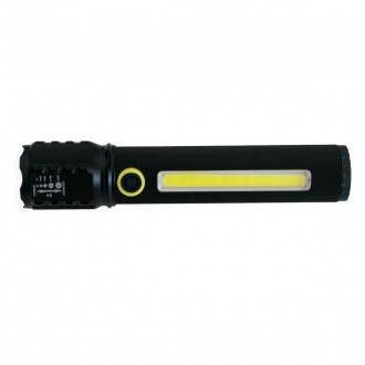 Фонарик ручной, характеристики:
	Тип фонаря: ручной;
	Тип ламп: LED P50 + COB (л. . фото 4