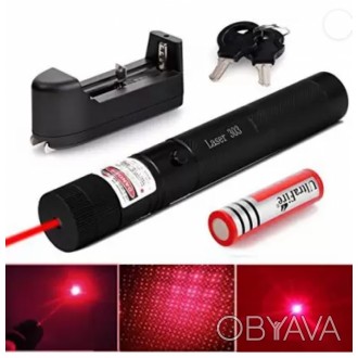 Мощный лазер (Red laser pointer) потребляемая мощность более 100 mW. Эта мощная . . фото 1