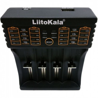 LiitoKala Lii-402 – универсальное 4-х канальное зарядное устройство с функцией P. . фото 6