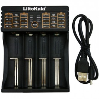 LiitoKala Lii-402 – универсальное 4-х канальное зарядное устройство с функцией P. . фото 3