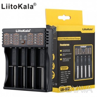 LiitoKala Lii-402 – универсальное 4-х канальное зарядное устройство с функцией P. . фото 1