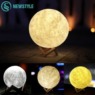 3D світильник — нічник Magic 3D Moon UFT стане чудовим доповненням будь-якого ін. . фото 2