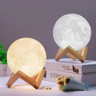 3D світильник — нічник Magic 3D Moon UFT стане чудовим доповненням будь-якого ін. . фото 8