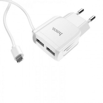 
Сетевое зарядное устройство HOCO C59A 2 USB 
Сетевые зарядные устройства являют. . фото 3