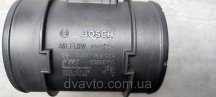 Витратомір повітря Fiat Doblo, Opel Combo (2008-2021) 55220715, 0281006054, F00C. . фото 3