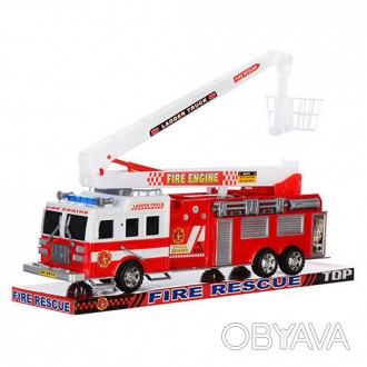 Відмінний подаруночок для хлопчика -пожежна машинка SH-8855 інерційна. Дуже добр. . фото 1