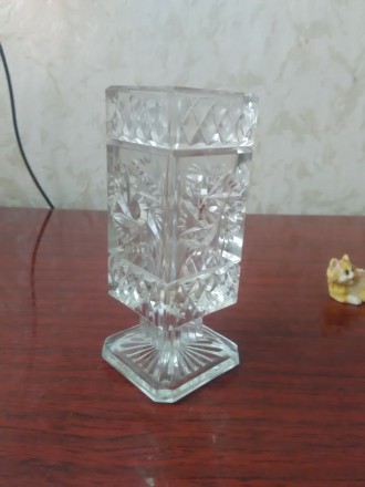 Продам хрустальную вазочку - стаканчик, произведенную в Чехословакии в начале 80. . фото 3