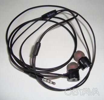 Навушники INKAX EP-04 провідні вакуумні з шумозаглушенням Гарнітура для смартфон. . фото 1