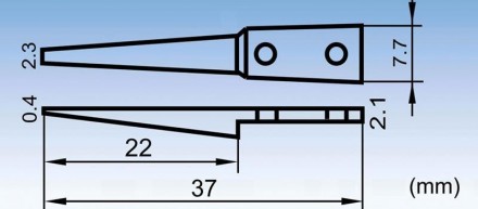 Пінцет радіотехнічний ESD-242, антистатичний, 125 мм
Пінцети з неіржавкої сталі . . фото 3