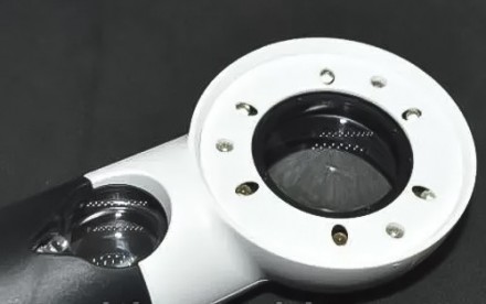 Лупа ручна NO.CH30-6L з LED-підсвіткою, 10 + 30-кратне збільшення, діаметр 30 мм. . фото 6