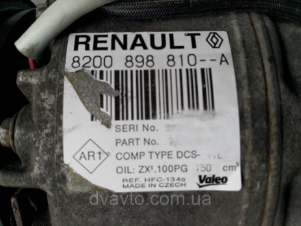 Компрессор кондиціонера Renault Scenic 8200898810, 8200720417. . фото 3