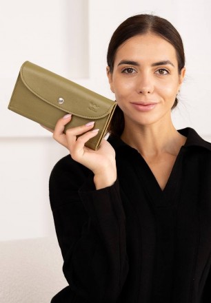 Шкіряний гаманець Smart Wallet - шикарна модель, що поєднує елегантний дизайн, м. . фото 3