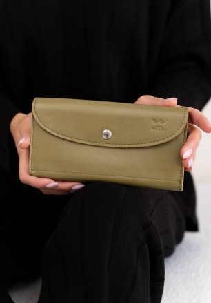 Шкіряний гаманець Smart Wallet - шикарна модель, що поєднує елегантний дизайн, м. . фото 2