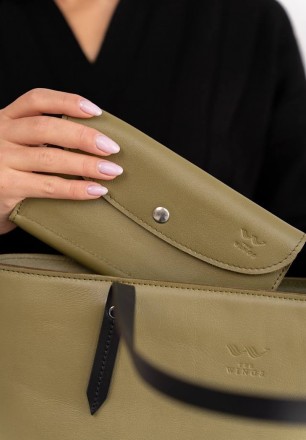 Шкіряний гаманець Smart Wallet - шикарна модель, що поєднує елегантний дизайн, м. . фото 5