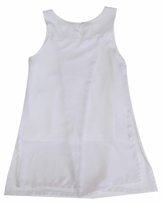Стильная блузка для девочки состоящая с легкой маечки и шифоновой накидки сверху. . фото 4