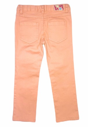 Джинси з п’ятьма кишенями, виготовленими з м'якого пофарбованого джинсового розт. . фото 3