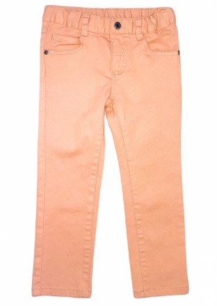 Джинси з п’ятьма кишенями, виготовленими з м'якого пофарбованого джинсового розт. . фото 2