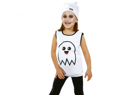 Карнавальный костюм призрака от Немецкого бренда Halloween. Состоит из футболки . . фото 2