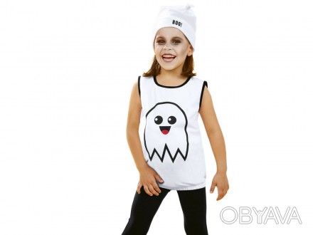 Карнавальный костюм призрака от Немецкого бренда Halloween. Состоит из футболки . . фото 1