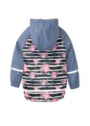 Куртка-дождевик для маленькой модницы бренда Lupilu (Германия). Застегивается на. . фото 4