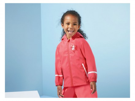 Куртка-дождевик для маленькой модницы бренда Lupilu (Германия). В такой одежде н. . фото 3
