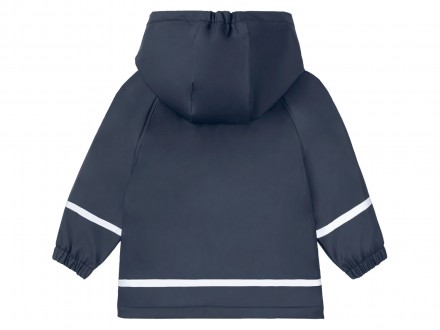 Теплая куртка-дождевик на флисовой подкладке для маленькой модницы бренда Lupilu. . фото 3
