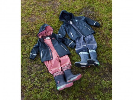 Куртка-дощовик на флісовій підкладці від бренду Lupilu (Німеччина). Застібається. . фото 6