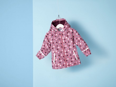 Куртка-дождевик на флисовой подкладке от бренда Lupilu (Германия). Застегивается. . фото 5