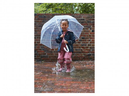 Куртка-дождевик на флисовой подкладке от бренда Lupilu (Германия). Застегивается. . фото 4