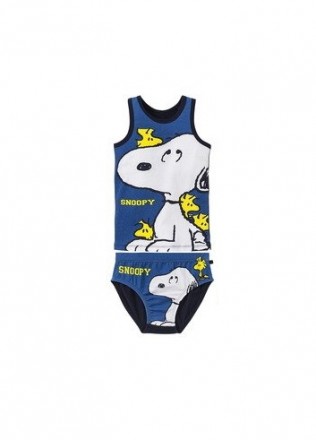 Комплект нижньої білизни для хлопчика з малюнком Snoopy. Зручно носити завдяки в. . фото 2