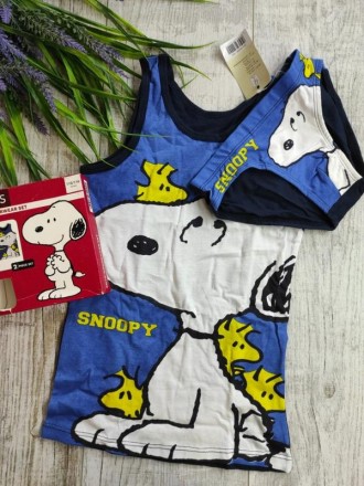 Комплект нижнего белья для мальчика с рисунком Snoopy. Удобно носить благодаря в. . фото 3