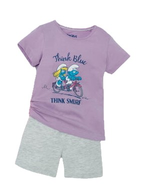 Летняя детская трикотажная пижама. Комплект состоит из шортиков и футболки. В га. . фото 5