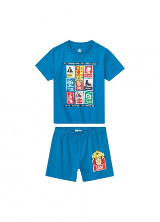 Літня дитяча трикотажна піжама. Комплект складається з шортиків та футболки. У г. . фото 2